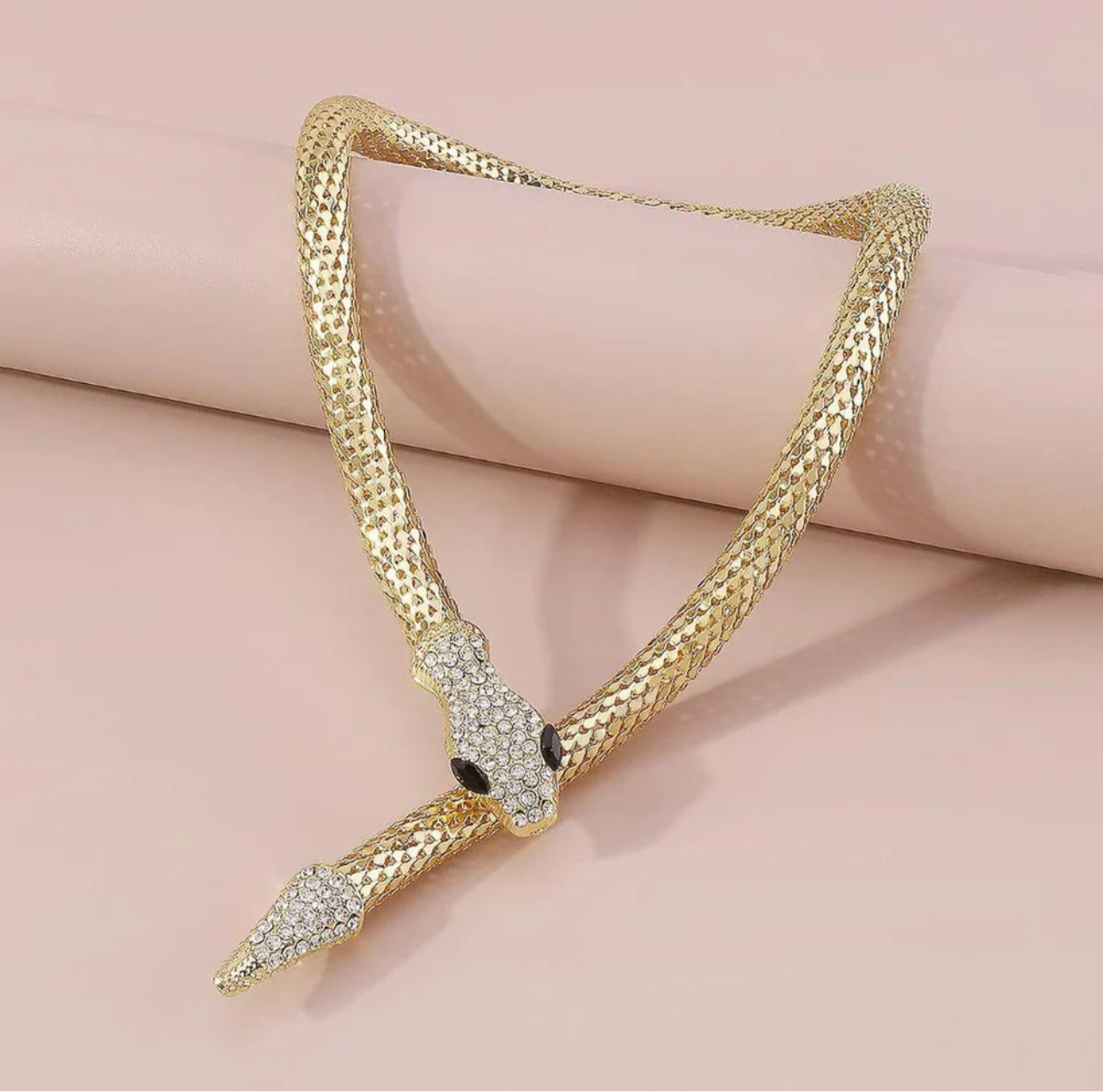 Fashion Snake Rhinestones Alloy Choker