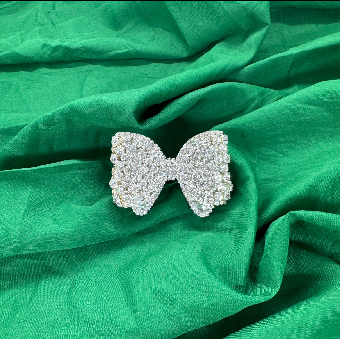 Luxe Crystal Couture Bow Clip