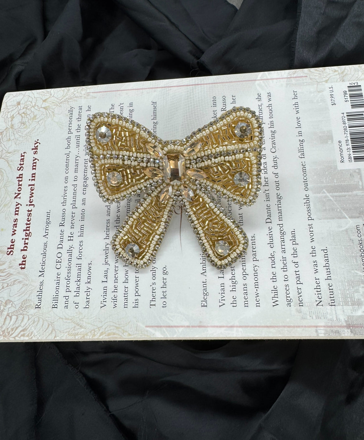 Golden Bow Luxe Clip