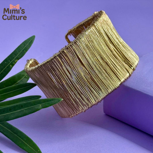 Mimi’s Golden Fringe Cuff