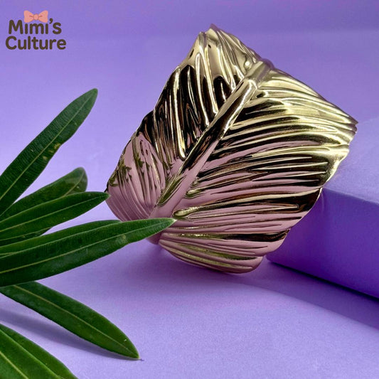 Mimi’s Gilded Leaf Cuff