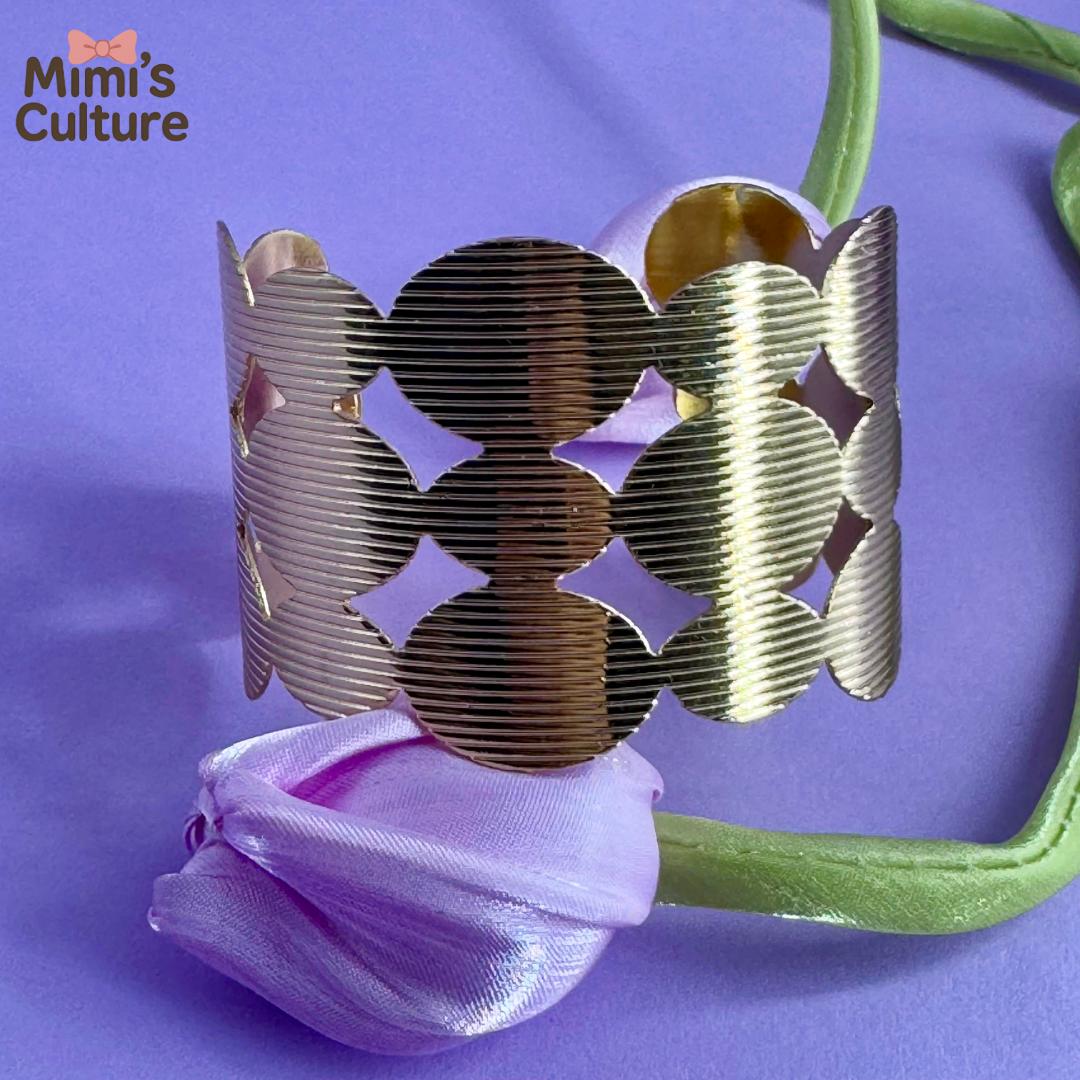 Mimi’s Lattice Bloom Cuff