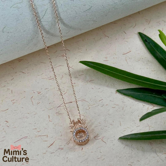 Mimi’s Sparkling Antler Pendant ✨