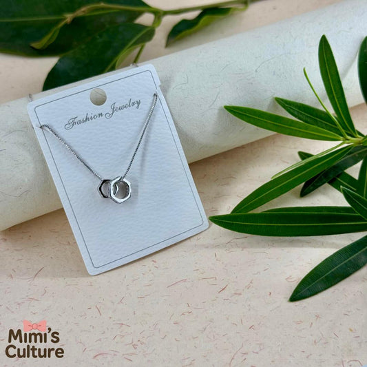 Mimi’s GeoTwist Dual Pendant 🧊