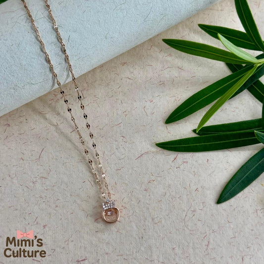 Mimi’s Royal Blush Pendant 👑