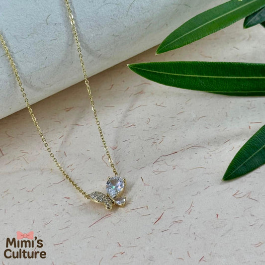 Mimi’s Crystal Flutter Pendant 🦋