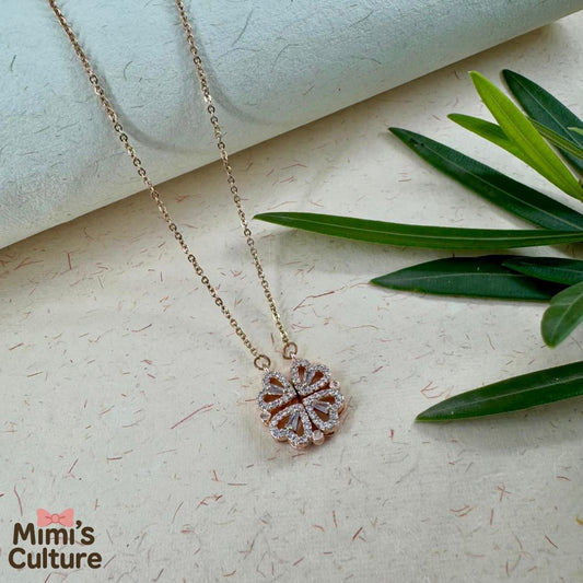 Mimi’s Culture Lucky Clover Pendant Necklace